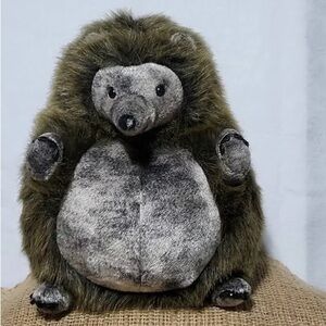🦔 Unipak Designs Hedgehog Plush – Round Squishy Stuffed Animal – 12”